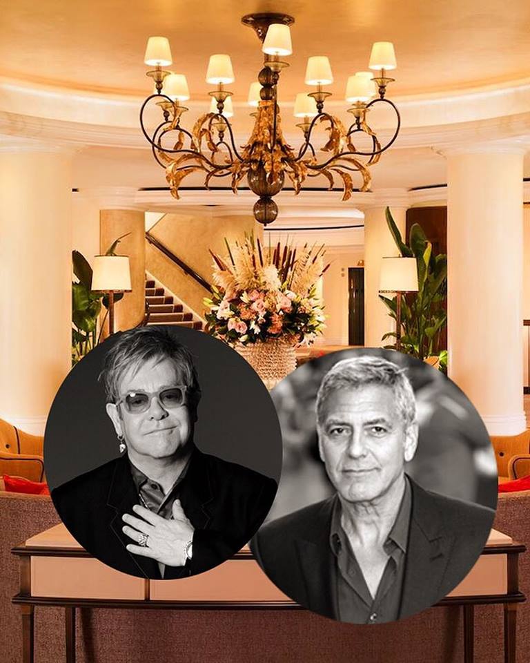 Elton John e George Clooney: Boycott! | Foto: Reprodução