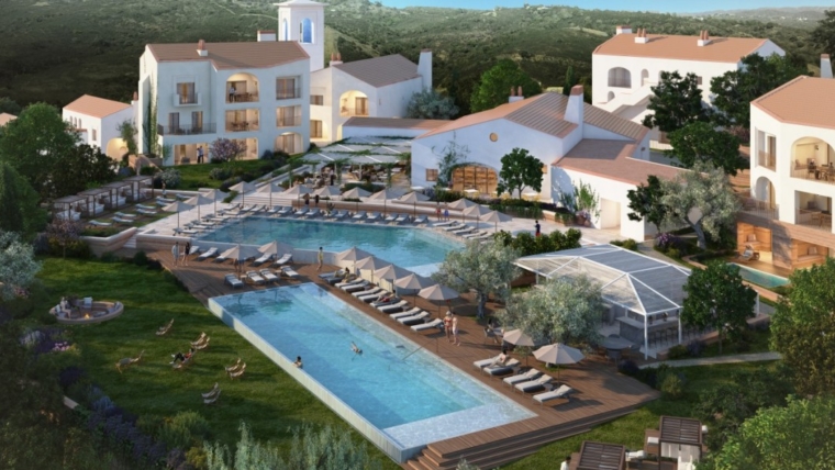 O projeto do futuro resort no no interior do Algarve | Foto: Reprodução