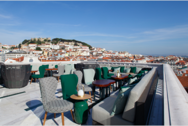 O Rossio Gastrobar, rooftop do Altis Avenida Hotel, em Lisboa | Foto: Divulgação