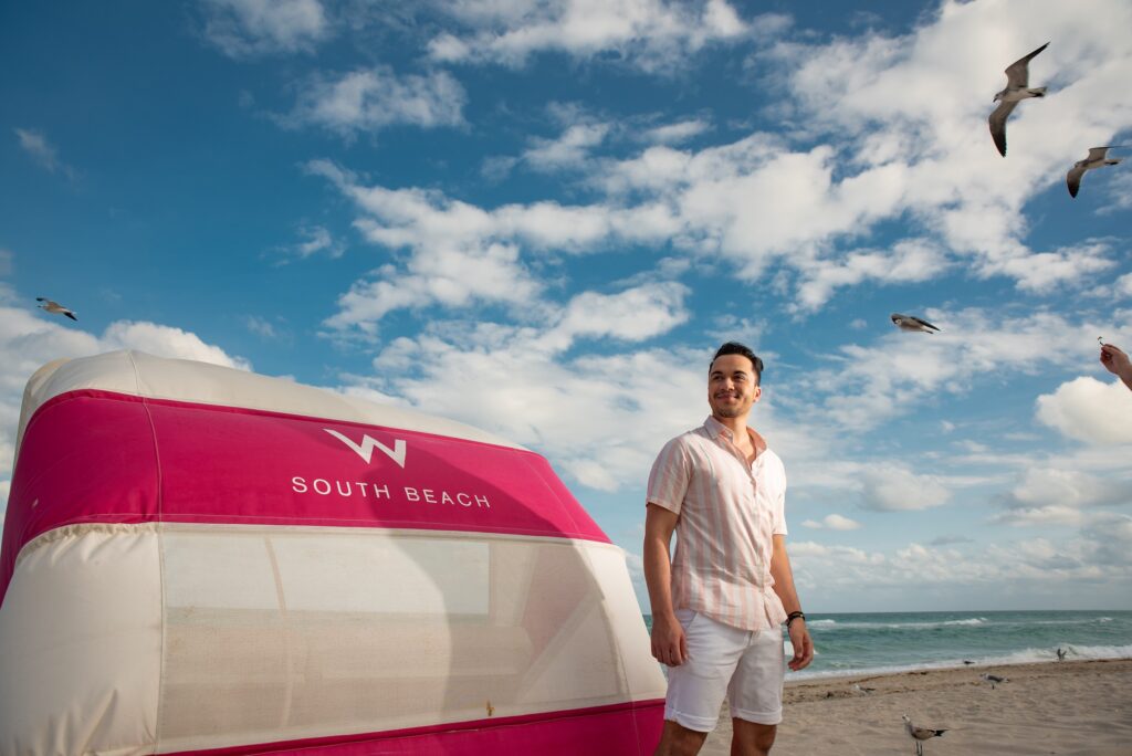 Vinicius Belo no W South Beach | Foto: Cristina Ulla/Check Hotels