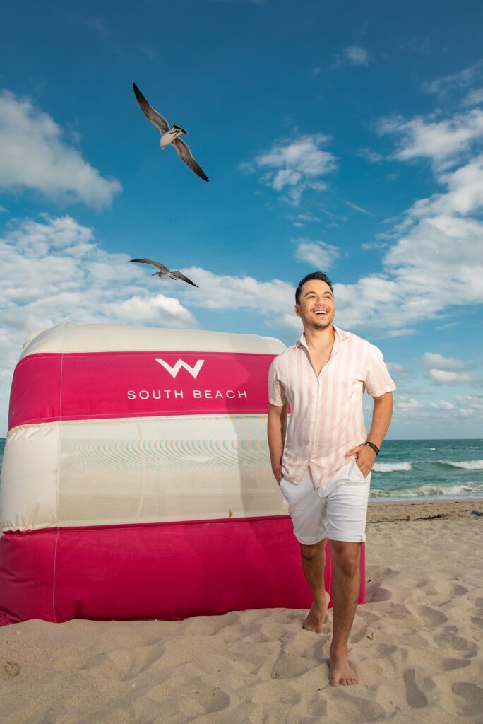 Vinicius Belo no W South Beach | Foto: Cristina Ulla/Check Hotels