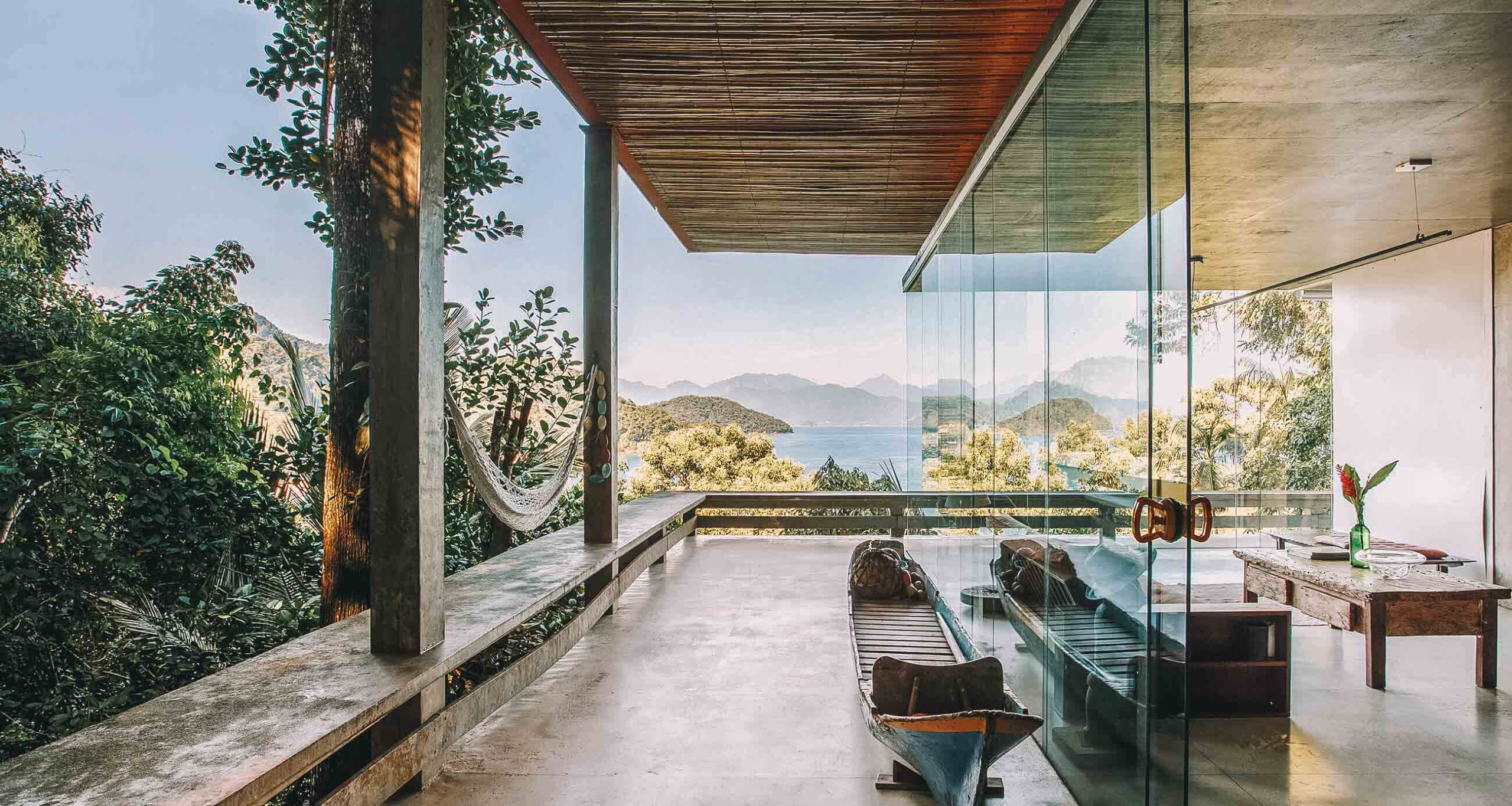 Casa de vidro Airbnr em Ubatuba, SP | Foto: Reprodução