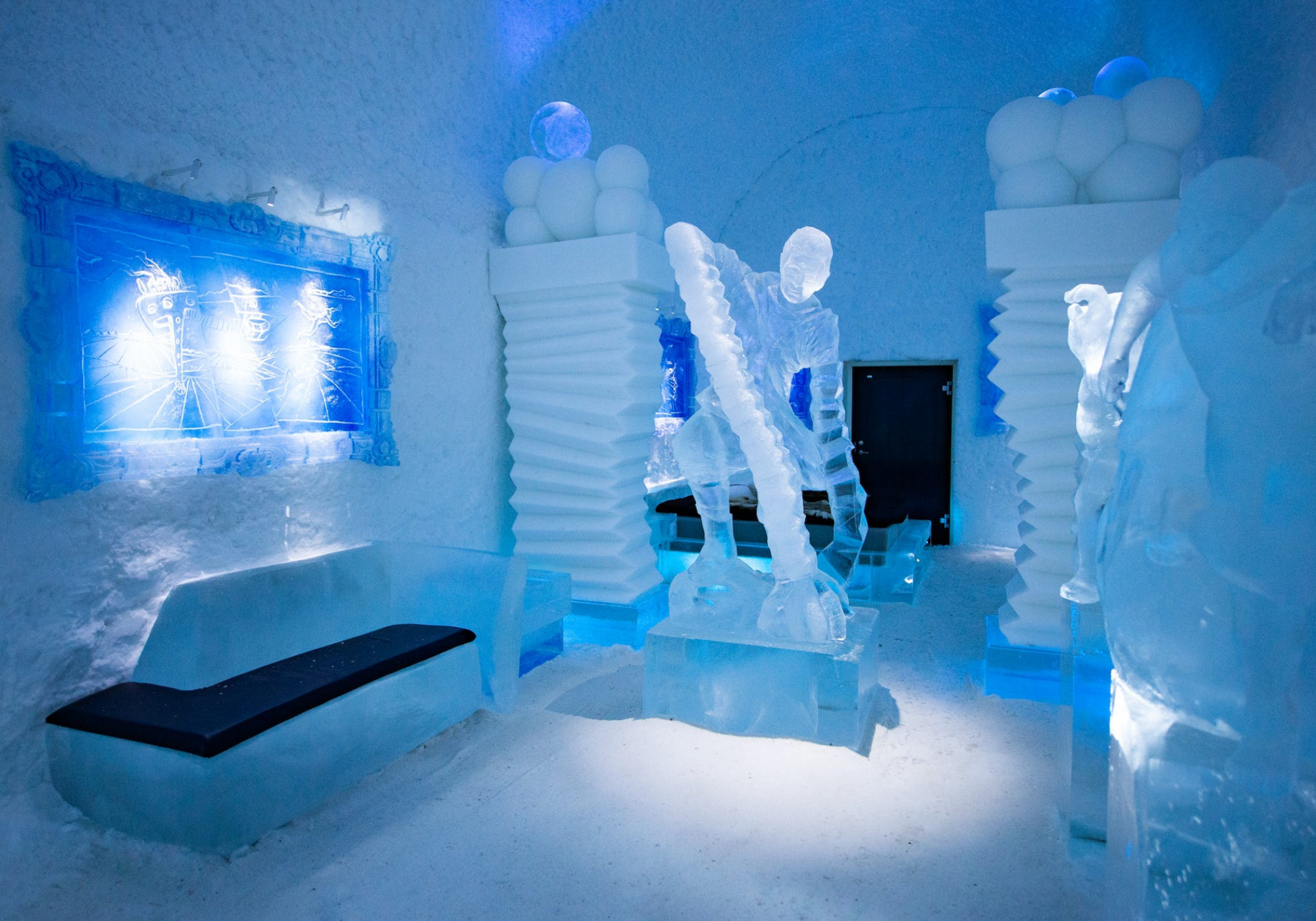 Suíte Hang Loose do Icehotel, na Suécia