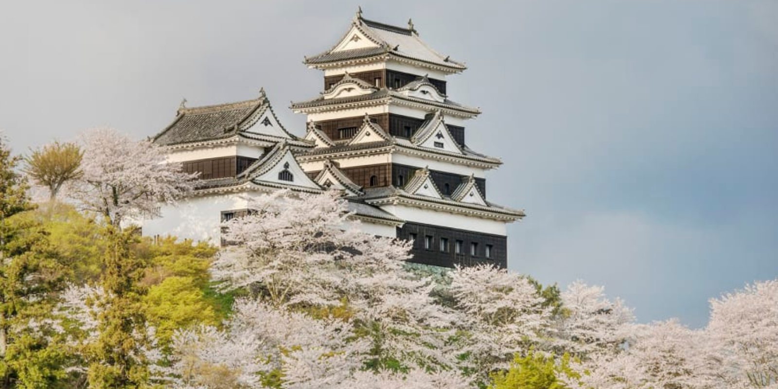 Visão de longe do Ozu Castle Town Hotel