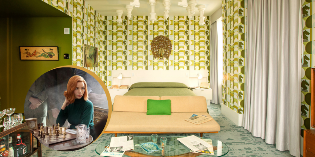 Existe um quarto de hotel inspirado em 'O Gambito da Rainha' – e queremos  conhecer já!