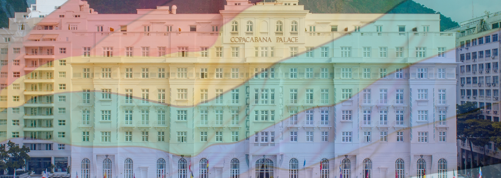 Copacabana Palace bandeira orgulho LGBTQ