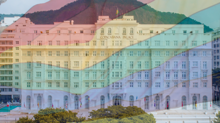 Copacabana Palace bandeira orgulho LGBTQ