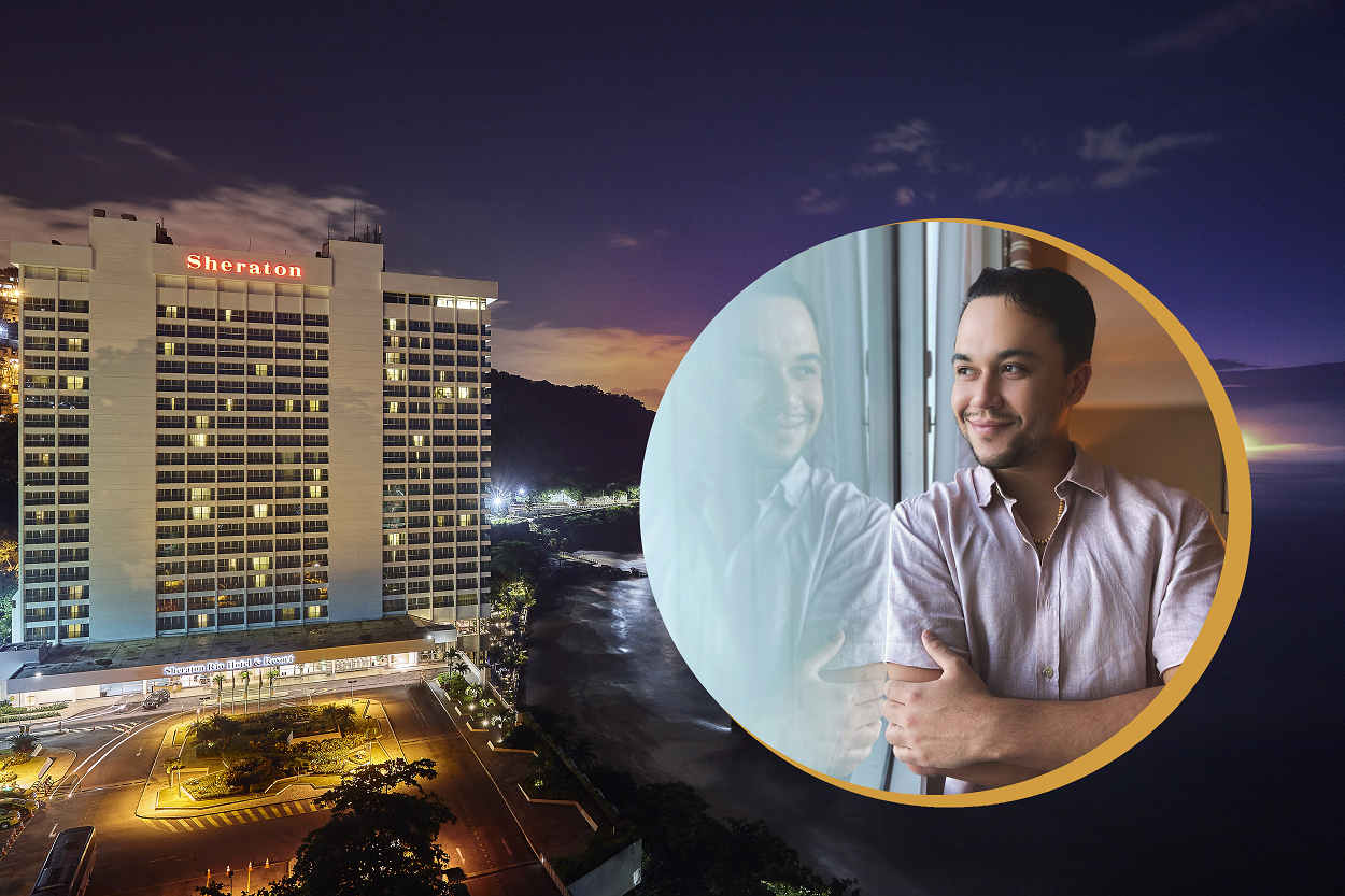 Vinicius Belo no Sheraton Gran Rio Resort | Foto: Check Hotels