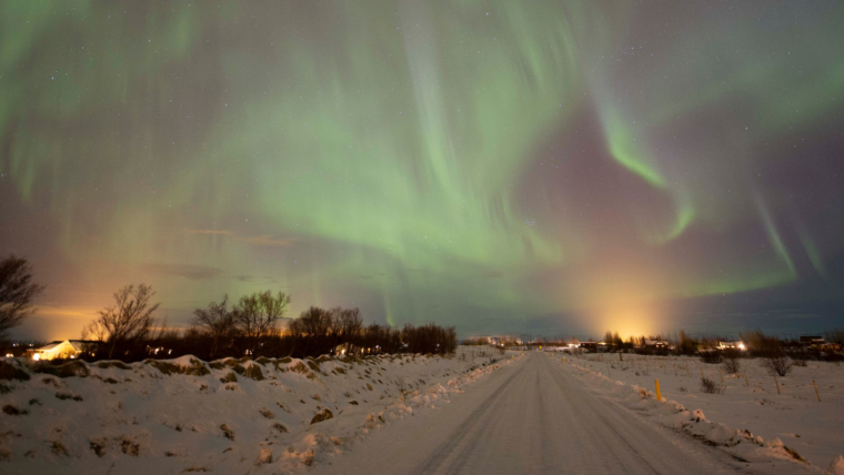 Aurora boreal na Islândia Marco Brotto