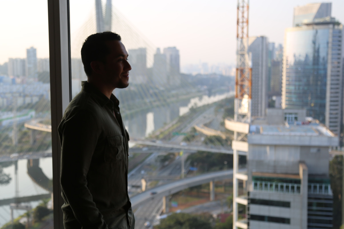 Vinicius Belo no Grand Hyatt São Paulo | Foto: Vinicius Bertoli