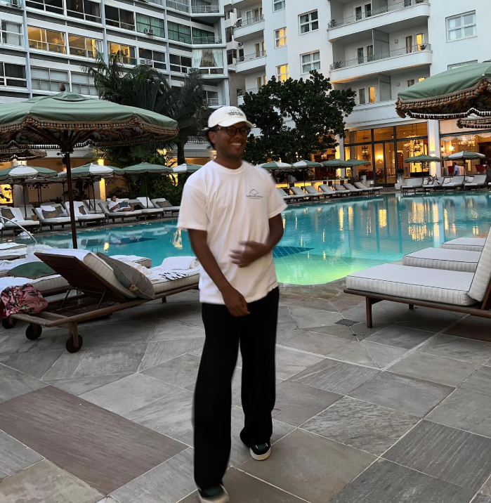 Nicolas Rafael Garcia no Copacabana Palace | Foto: Reprodução Instagram