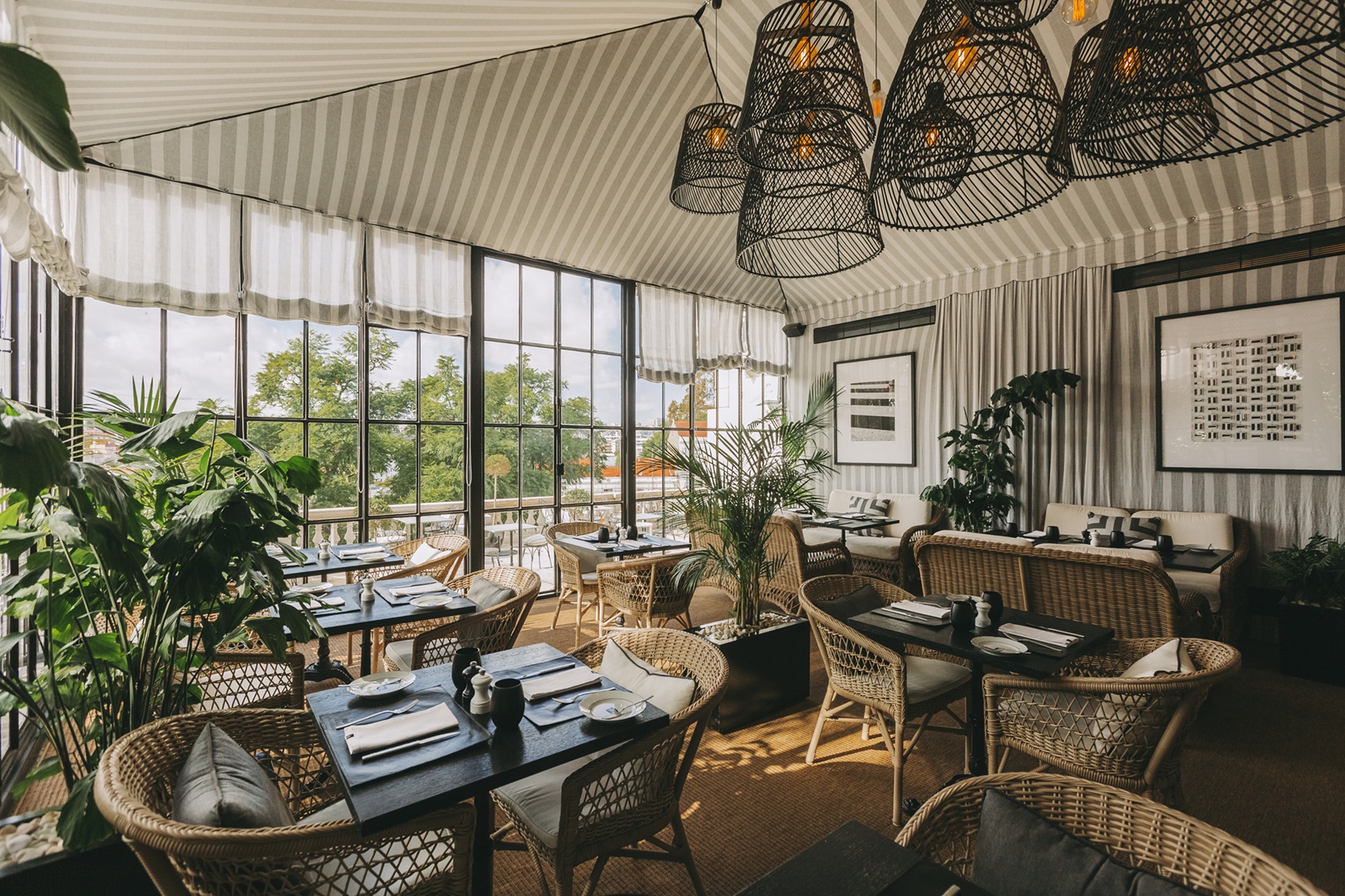 Black Pavilion Restaurante do Torel Palace Lisboa | Foto: Luiz Ferraz