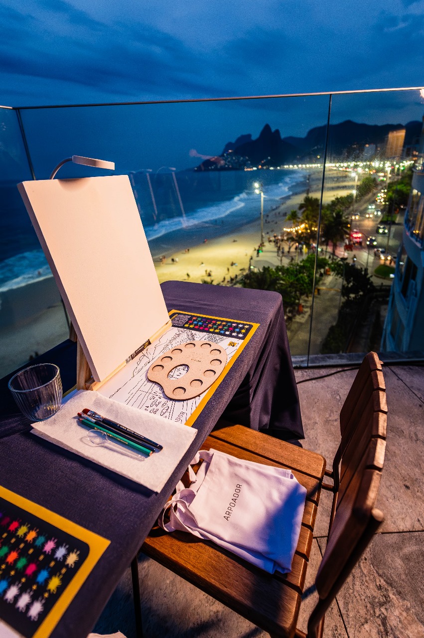 Terraço do hotel Arpoador recebe nova edição do Coquetéis & Arte | Foto: Divulgação