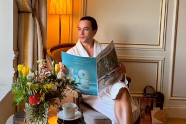 Vinicius Belo no Ritz Mandarin Oriental Madrid. Check Hotels