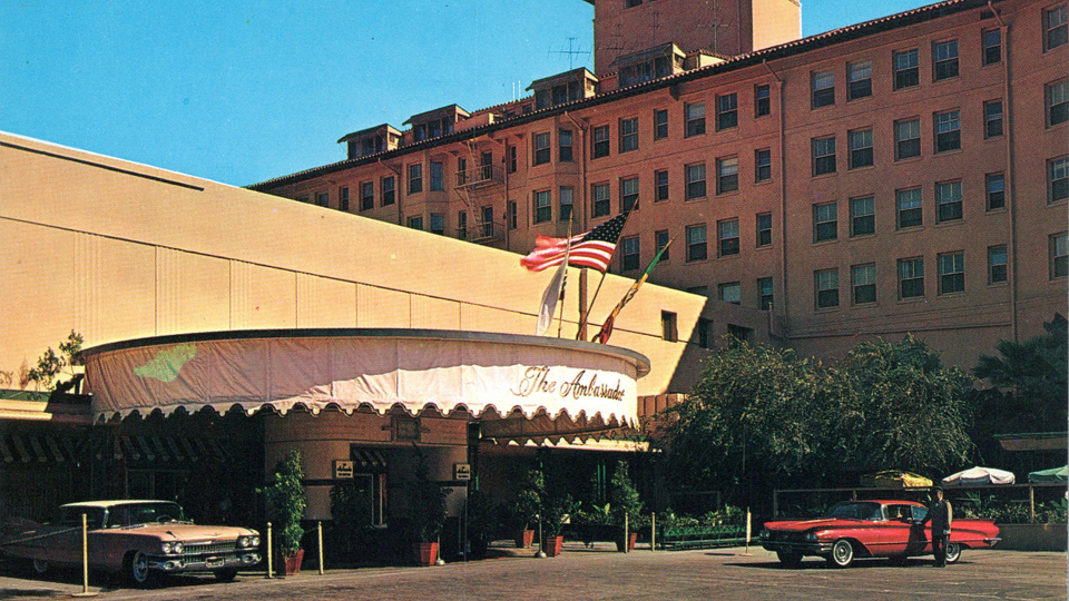 O extinto Ambassador Hotel em Los Angeles, Califórnia | Foto: Divulgação