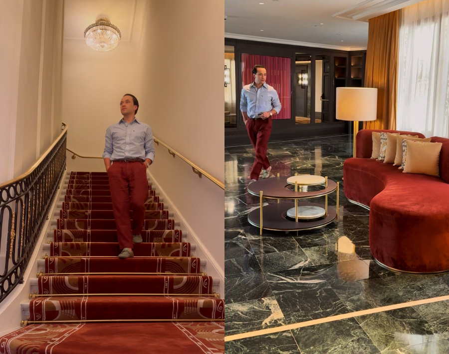 Vinicius Belo no The Palace Madrid | Foto: Check Hotels
