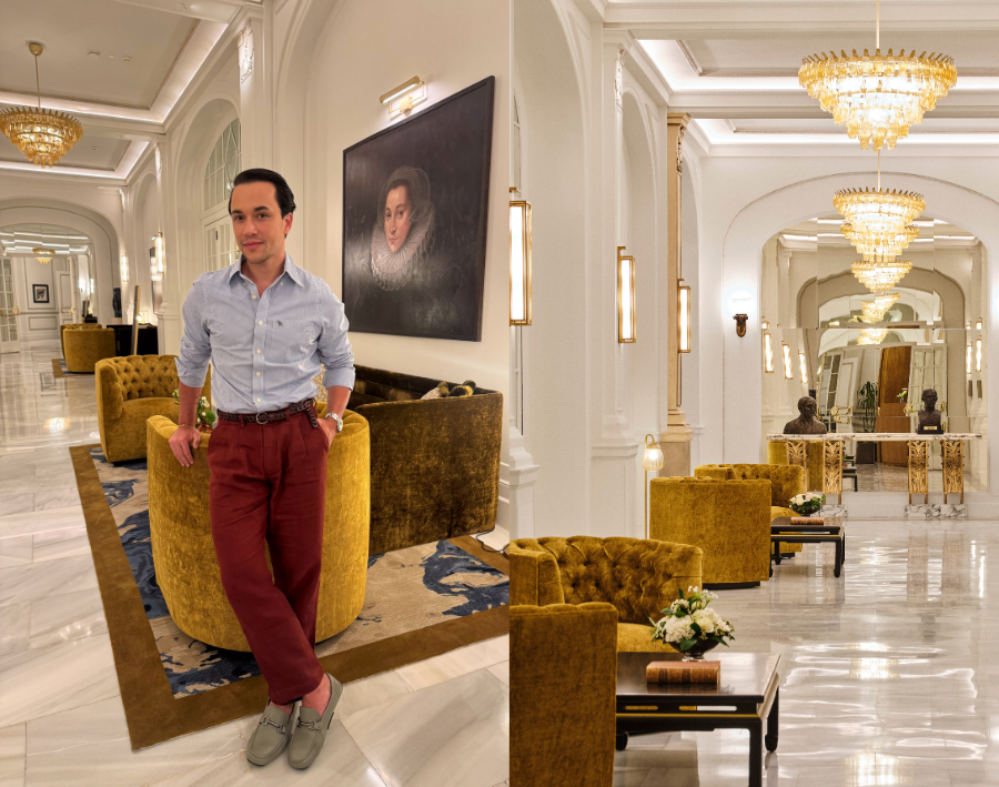 Vinicius Belo no The Palace Madrid | Foto: Check Hotels