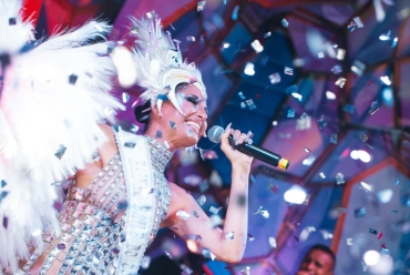 Camila Pitanga no Baile do Copa