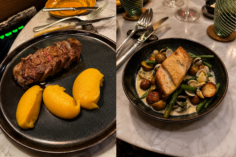 O nosso jantar no Restaurante Taraz | Foto: Check Hotels