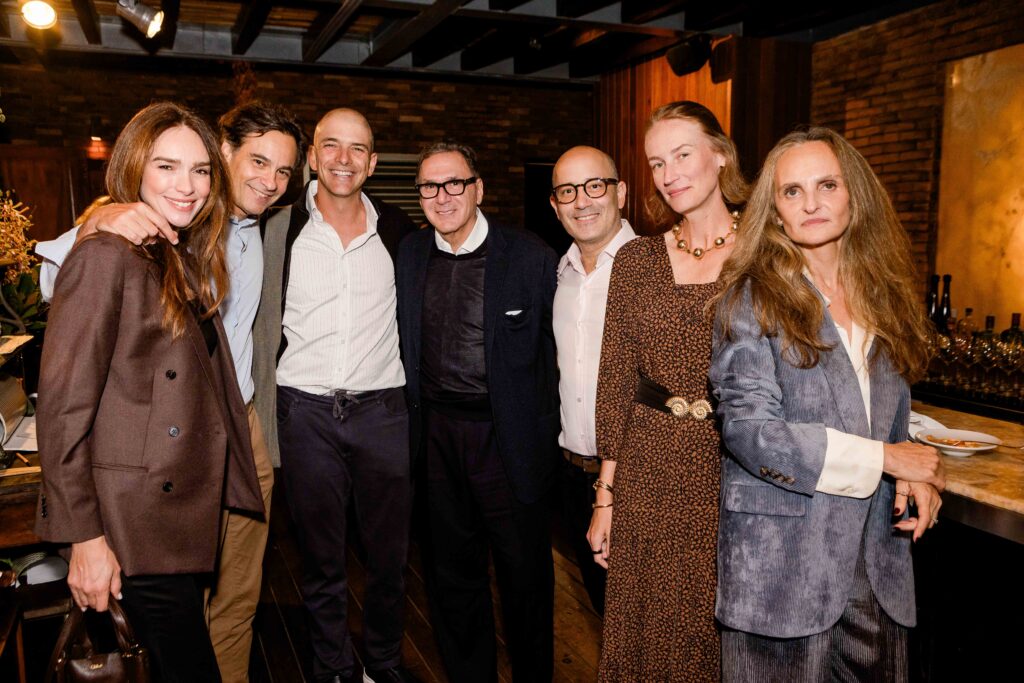 Gero entre Lilian Pieroni, Antenor Fernandes, Wolff Klabin, Rogerio Fasano, Michael Esrubilsky, Tatiana Esrubilsky e Ana Fasano | Foto: Bruno Ryfer