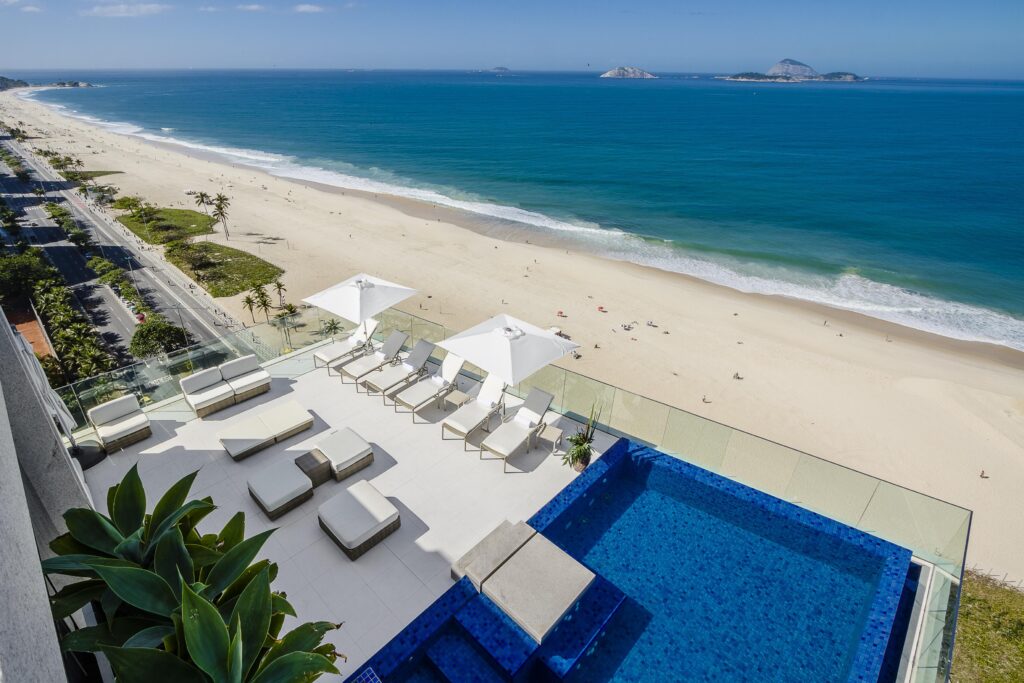 Terraço do antigo Praia Ipanema Hotel | Foto: reprodução