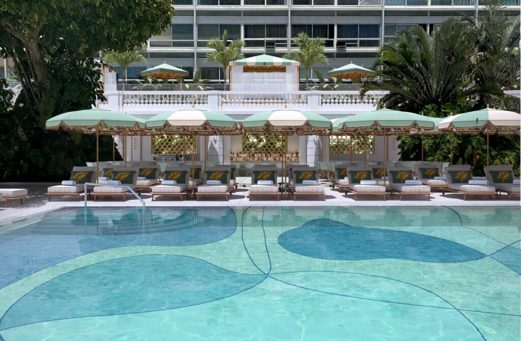 A piscina reformada do Belmond Copacabana Palace 2026 | Foto: divulgação