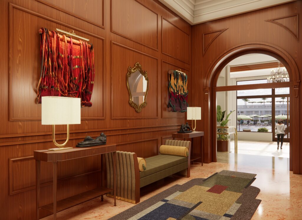 Lobby do prédio anexo | Belmond Copacabana Palace 2026 | Foto: divulgação