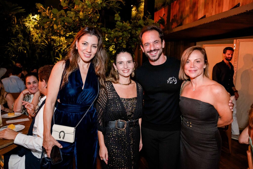 Carolina Filgueiras, Chris Biagioni, Roched Seba e Paula Simonsen | Foto: divulgação