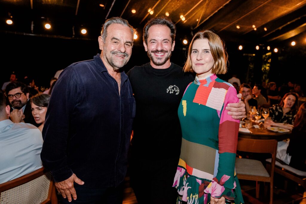 João Mário Linhares, Roched Seba e Simone Zucoloto | Foto: divulgação