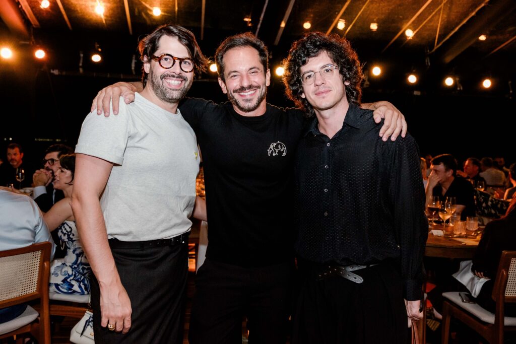 Thomas Azulay, Roched Seba e Matheus Senra | Foto: divulgação
