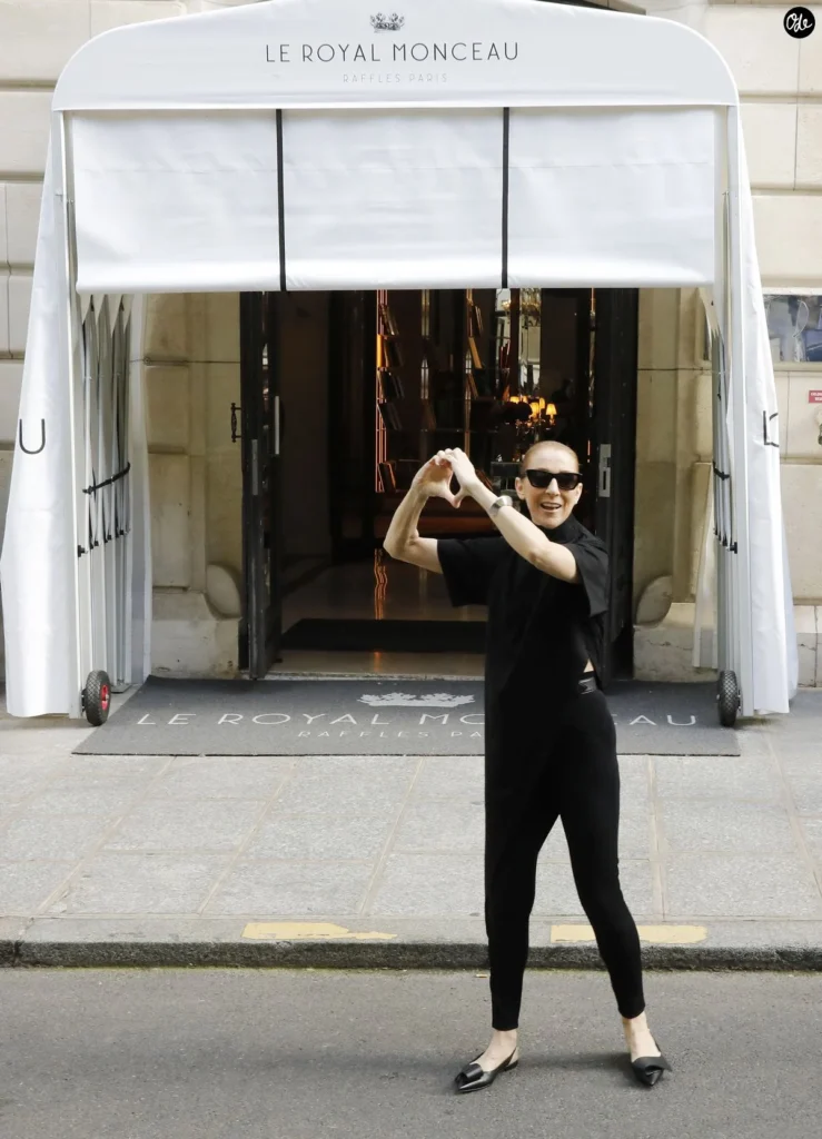 Céline Dion no Le Royal Monceau – Raffles Paris | Foto: Reprodução