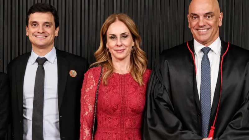 Alexandre Barci de Moraes com os pais Viviane e Alexandre | Foto: reprodução